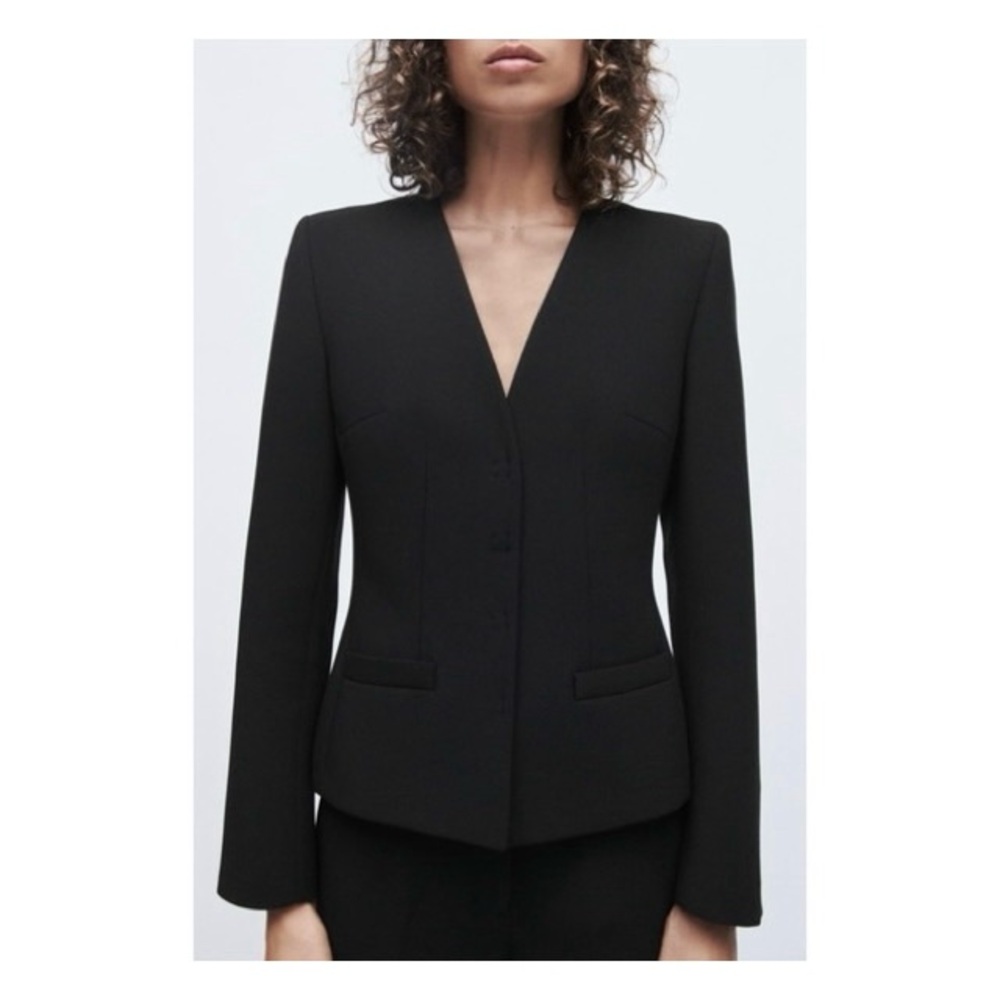 Zara Black Tailored Women's Blazer | NWT